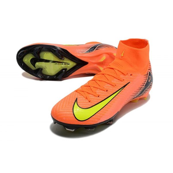 Nike Air Zoom Mercurial Superfly 10 Elite FG Orange Jaune