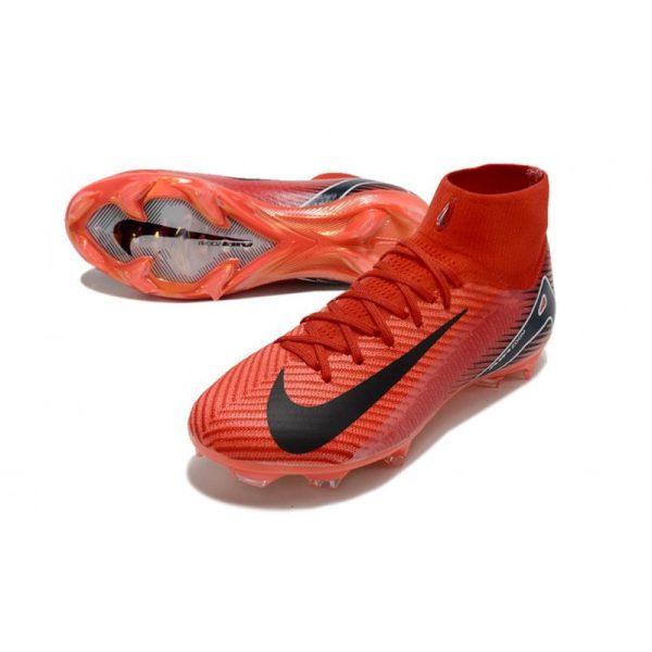 Nike Air Zoom Mercurial Superfly 10 Elite FG Rouge Noir