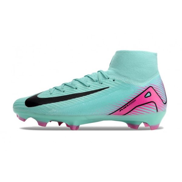 Nike Air Zoom Mercurial Superfly 10 Elite FG Vert Noir Rose