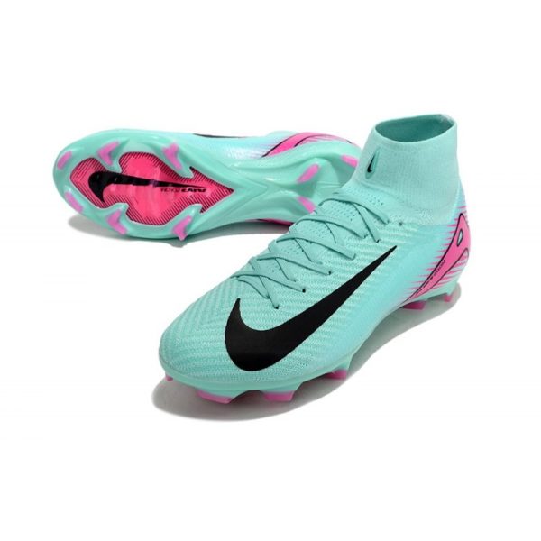 Nike Air Zoom Mercurial Superfly 10 Elite FG Vert Noir Rose