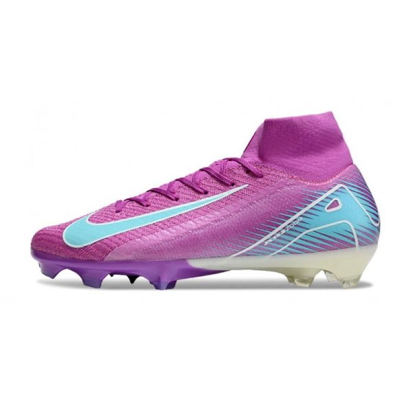 Nike Air Zoom Mercurial Superfly 10 Elite FG Violet Bleu