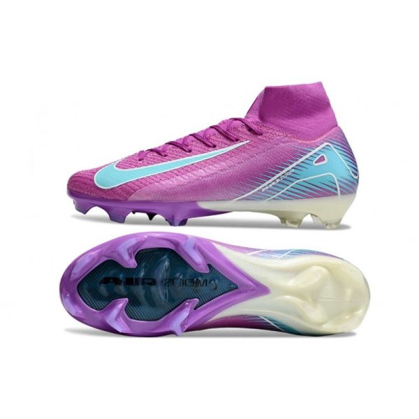 Nike Air Zoom Mercurial Superfly 10 Elite FG Violet Bleu