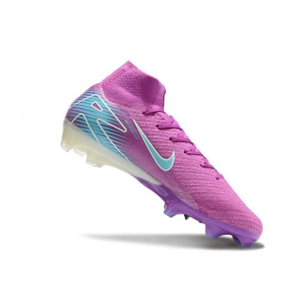 Nike Air Zoom Mercurial Superfly 10 Elite FG Violet Bleu