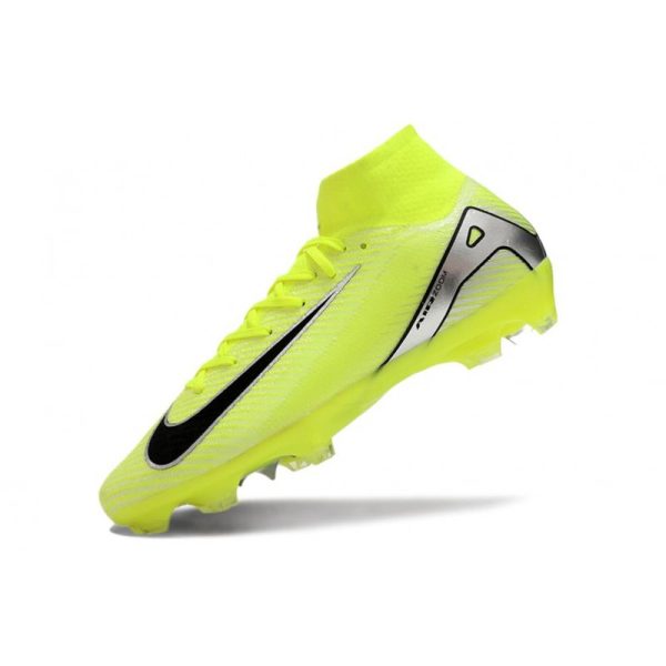 Nike Air Zoom Mercurial Superfly 10 Elite FG Volt Argent Noir