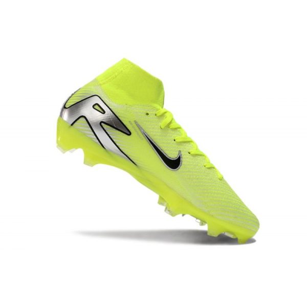 Nike Air Zoom Mercurial Superfly 10 Elite FG Volt Argent Noir
