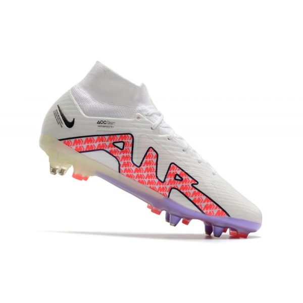Nike Air Zoom Mercurial Superfly 9 Elite SG-Pro Blanc Noir Rouge