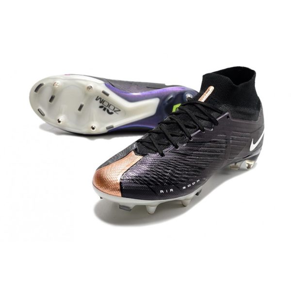 Nike Air Zoom Mercurial Superfly 9 Elite SG-Pro Cuivre Métallique Noir