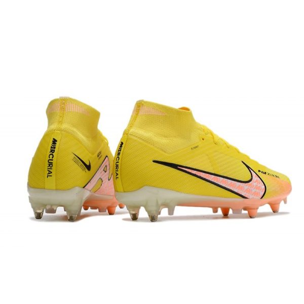 Nike Air Zoom Mercurial Superfly 9 Elite SG-Pro  Lucent - Jaune Crépuscule Barely Grape
