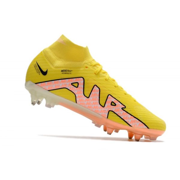Nike Air Zoom Mercurial Superfly 9 Elite SG-Pro  Lucent - Jaune Crépuscule Barely Grape