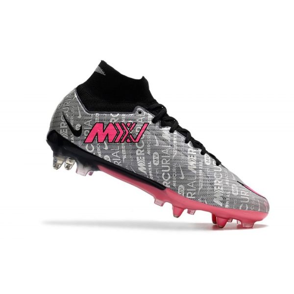 Nike Air Zoom Mercurial Superfly 9 Elite SG-Pro XXV Argent Métallique Hyper Rose Noir