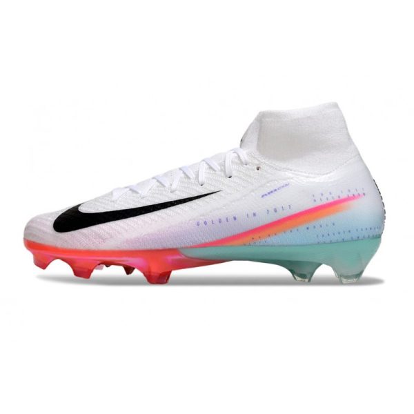Nike Air Zoom Mercurial Superfly X Elite FG Blanc Noir Orange