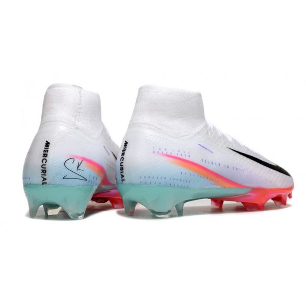Nike Air Zoom Mercurial Superfly X Elite FG Blanc Noir Orange