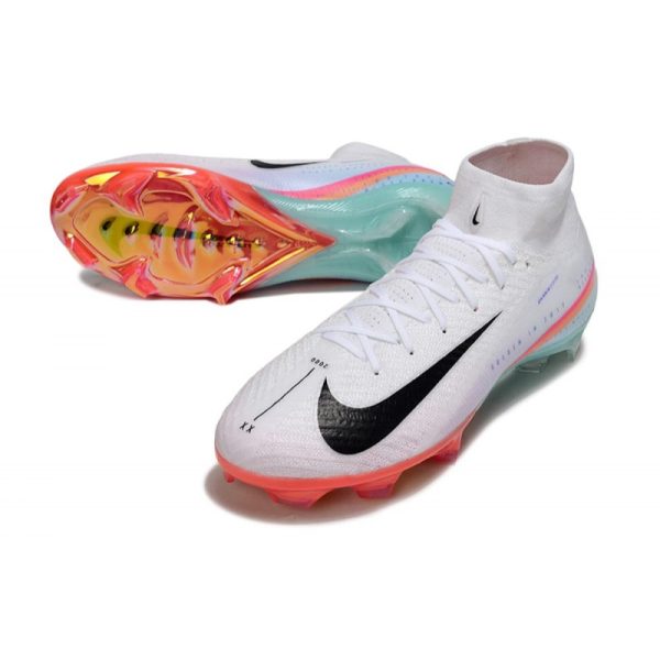 Nike Air Zoom Mercurial Superfly X Elite FG Blanc Noir Orange