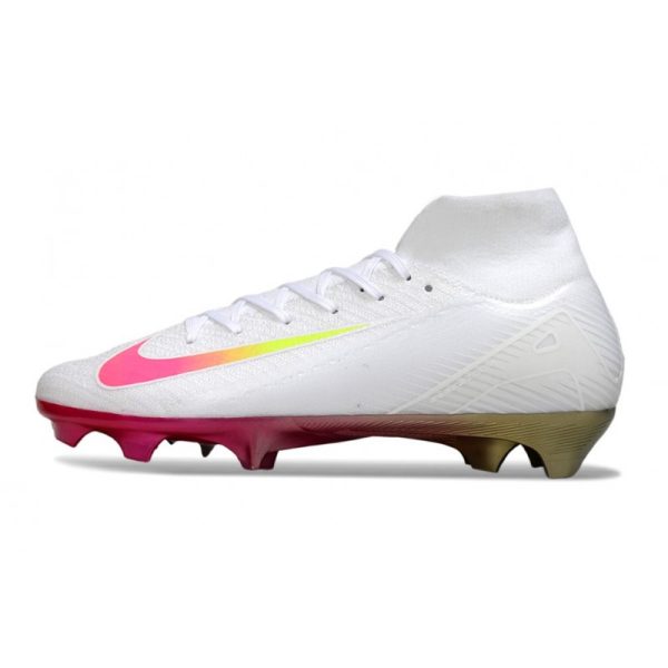 Nike Air Zoom Mercurial Superfly X Elite FG Blanc Rose