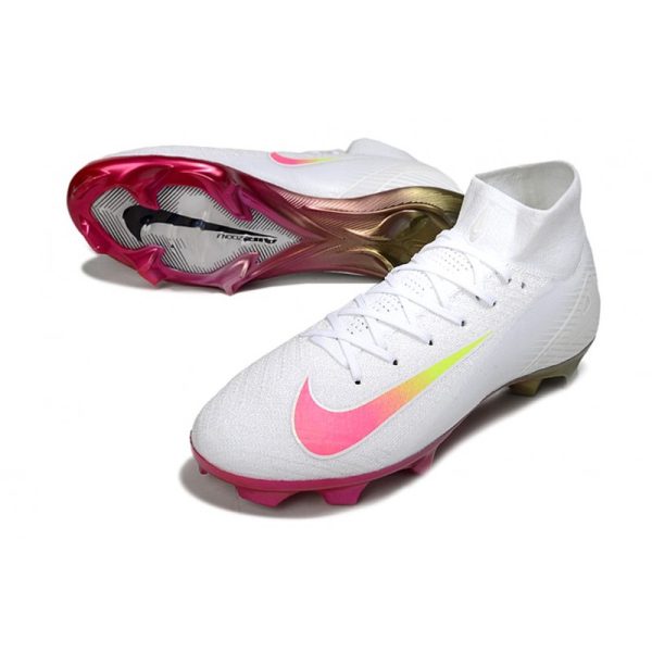 Nike Air Zoom Mercurial Superfly X Elite FG Blanc Rose