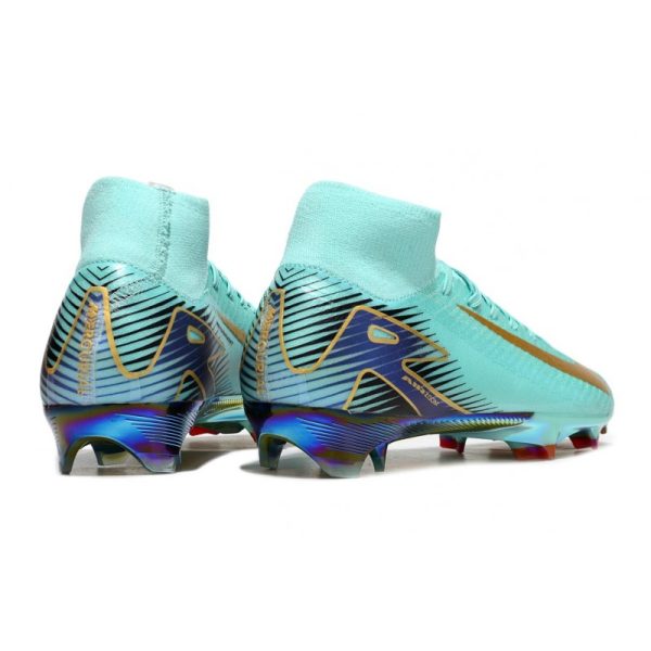 Nike Air Zoom Mercurial Superfly X Elite FG Cube Océan Or