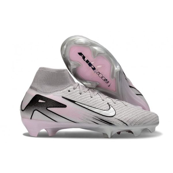 Nike Air Zoom Mercurial Superfly X Elite FG Gris Blanc