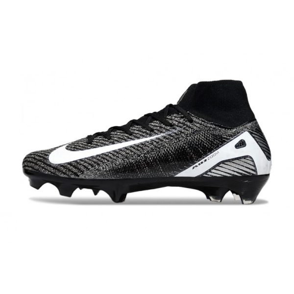 Nike Air Zoom Mercurial Superfly X Elite FG Noir Blanc