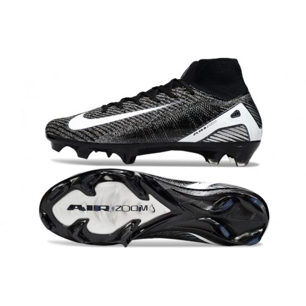 Nike Air Zoom Mercurial Superfly X Elite FG Noir Blanc