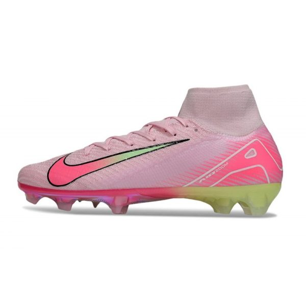 Nike Air Zoom Mercurial Superfly X Elite FG Rose Jaune