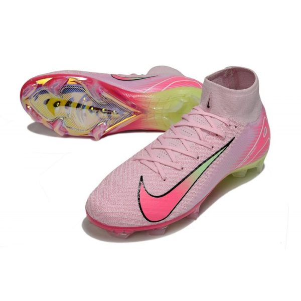 Nike Air Zoom Mercurial Superfly X Elite FG Rose Jaune