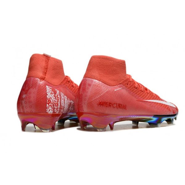Nike Air Zoom Mercurial Superfly X Elite FG Rouge Blanc