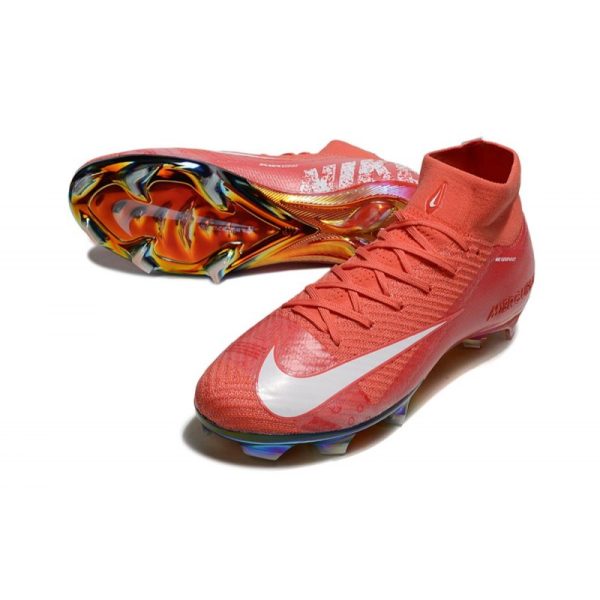 Nike Air Zoom Mercurial Superfly X Elite FG Rouge Blanc