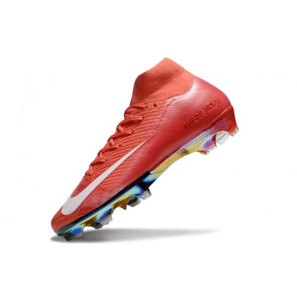 Nike Air Zoom Mercurial Superfly X Elite FG Rouge Blanc