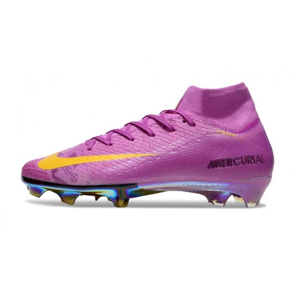Nike Air Zoom Mercurial Superfly X Elite FG Violet Jaune