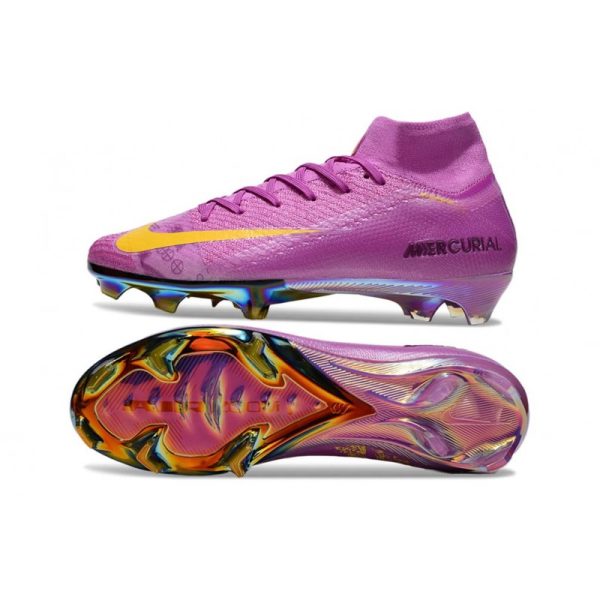 Nike Air Zoom Mercurial Superfly X Elite FG Violet Jaune