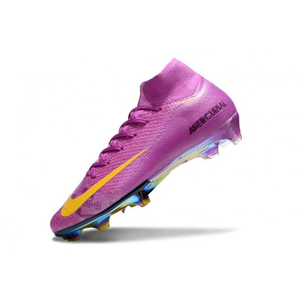 Nike Air Zoom Mercurial Superfly X Elite FG Violet Jaune