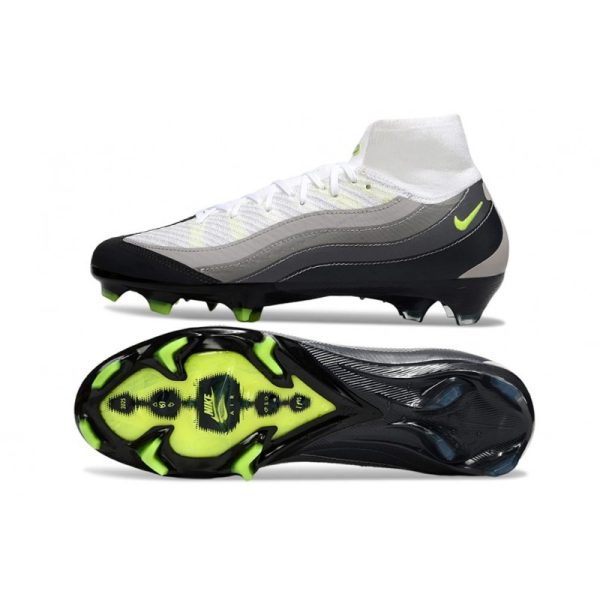 Nike Air Zoom Mercurial Superfly X Elite FG X AM95 SE Noir Jaune Néon Anthracite Graphite Cl