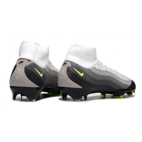 Nike Air Zoom Mercurial Superfly X Elite FG X AM95 SE Noir Jaune Néon Anthracite Graphite Cl