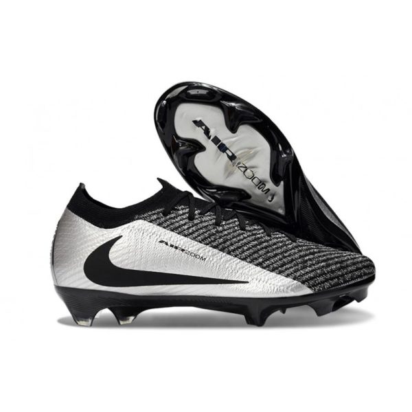 Nike Air Zoom Mercurial Vapor 16 Elite FG Noir Argent