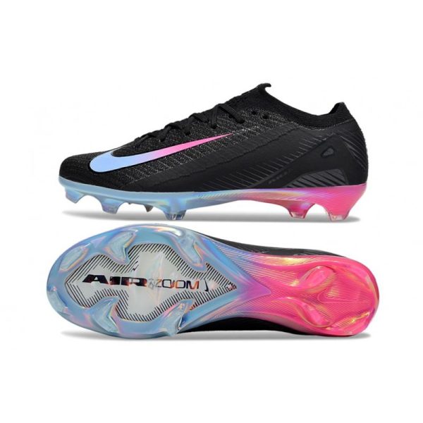 Nike Air Zoom Mercurial Vapor 16 Elite FG Noir Bleu Rose