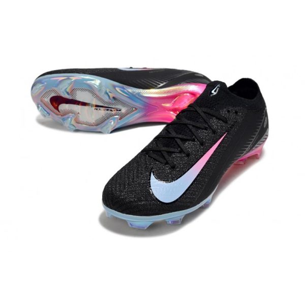 Nike Air Zoom Mercurial Vapor 16 Elite FG Noir Bleu Rose