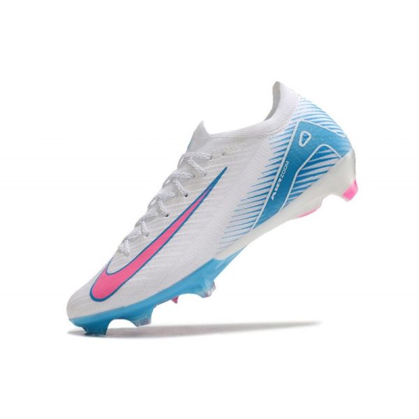 Nike Air Zoom Mercurial Vapor XVI Elite FG Blanc Bleu Rose