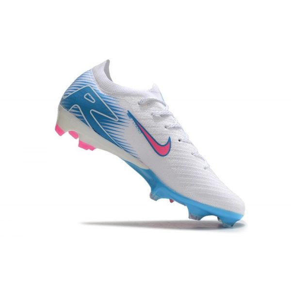 Nike Air Zoom Mercurial Vapor XVI Elite FG Blanc Bleu Rose