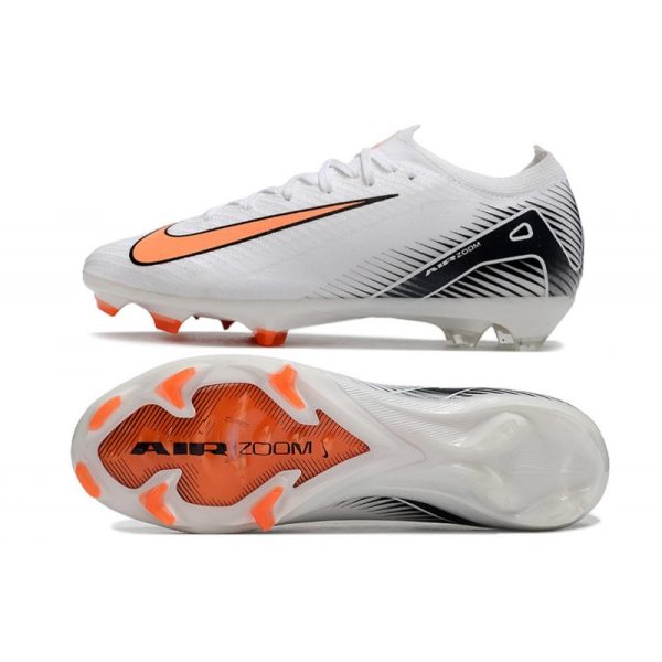 Nike Air Zoom Mercurial Vapor XVI Elite FG Blanc Orange Noir