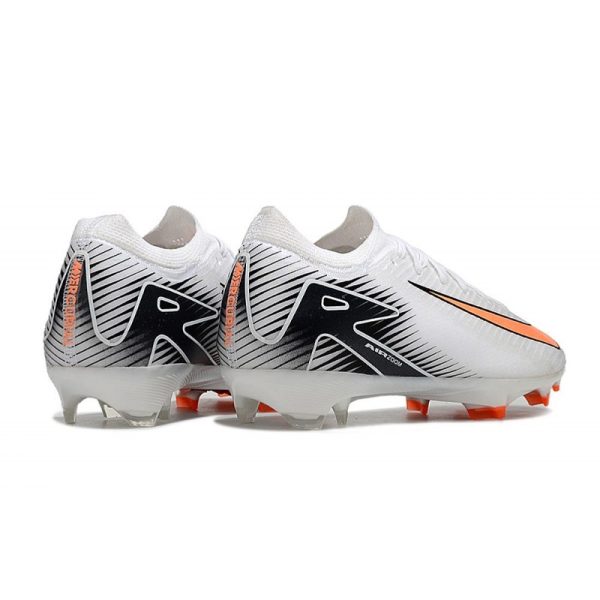 Nike Air Zoom Mercurial Vapor XVI Elite FG Blanc Orange Noir