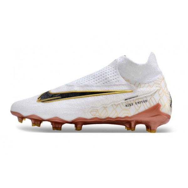 Nike Chaussure Phantom GX Elite DF FG Blanc Or
