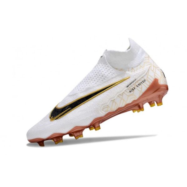 Nike Chaussure Phantom GX Elite DF FG Blanc Or