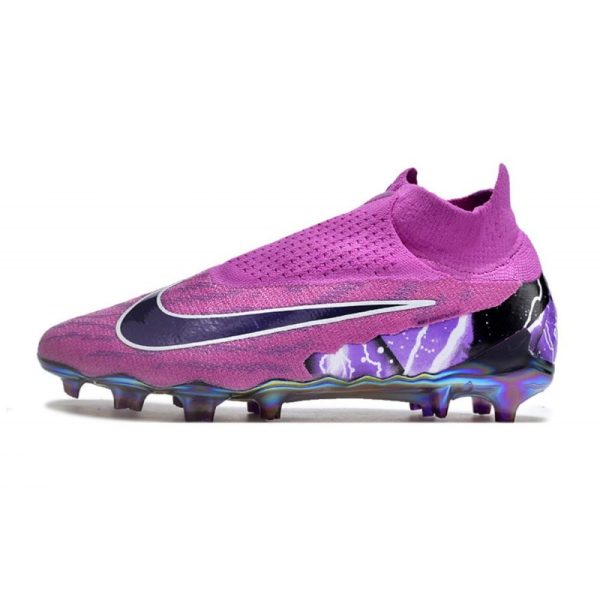 Nike Chaussure Phantom GX Elite DF FG Violet Noir