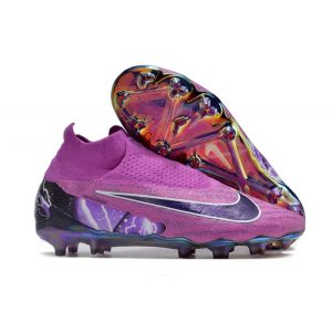Nike Chaussure Phantom GX Elite DF FG Violet Noir