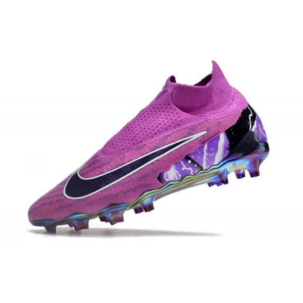 Nike Chaussure Phantom GX Elite DF FG Violet Noir