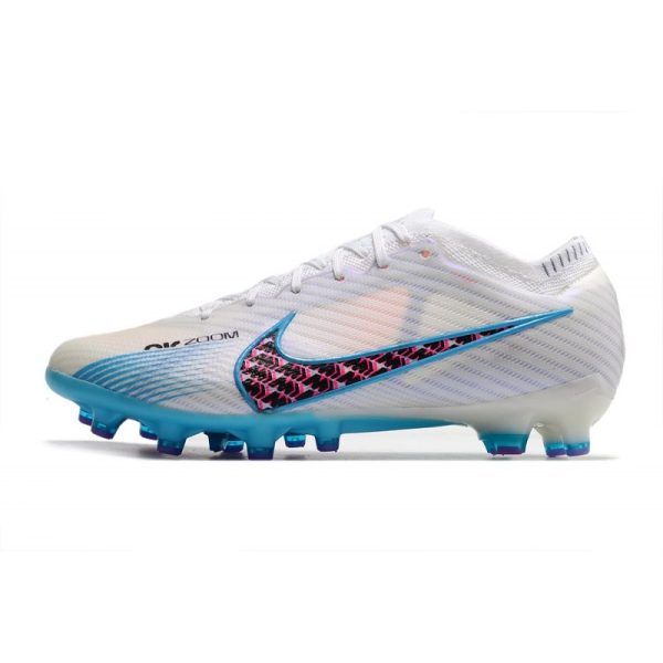Nike Mercurial Vapor 15 Elite AG Crampon Blanc Bleu Baltique Rose Indigo Brume