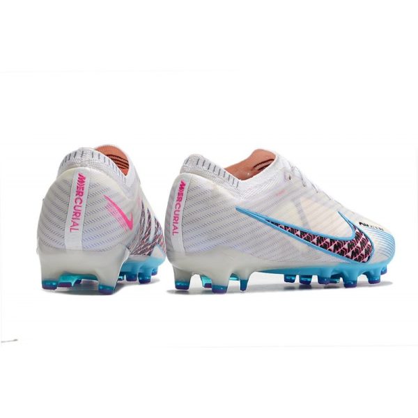 Nike Mercurial Vapor 15 Elite AG Crampon Blanc Bleu Baltique Rose Indigo Brume