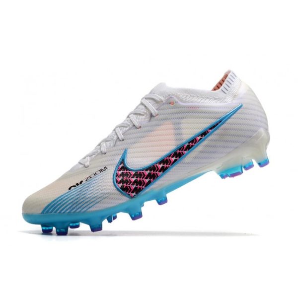 Nike Mercurial Vapor 15 Elite AG Crampon Blanc Bleu Baltique Rose Indigo Brume