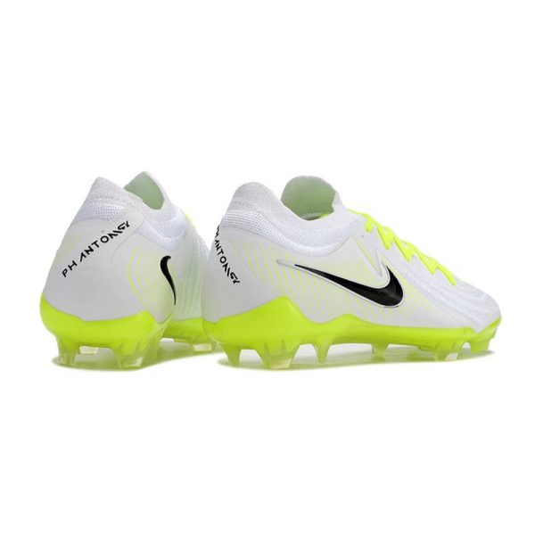 Nike Phantom GX 2 Elite FG Blanc Noir Jaune