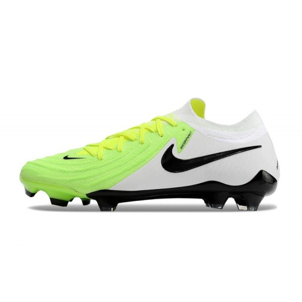 Nike Phantom GX 2 Elite FG Vert Blanc Noir